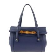 Gucci Vintage Pre-owned Tyg gucci-vskor Blue, Dam