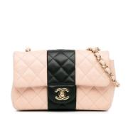 Chanel Vintage Pre-owned Laeder axelremsvskor Pink, Dam