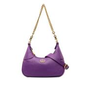 Gucci Vintage Pre-owned Laeder gucci-vskor Purple, Dam