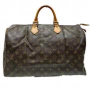 Louis Vuitton Vintage Pre-owned Canvas handvskor Brown, Dam