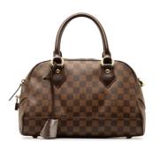 Louis Vuitton Vintage Pre-owned Canvas handvskor Brown, Dam