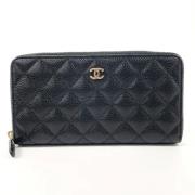 Chanel Vintage Pre-owned Laeder plnbcker Black, Dam