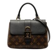 Louis Vuitton Vintage Pre-owned Canvas handvskor Brown, Dam