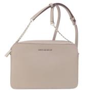 Michael Kors Pre-owned Pre-owned Laeder axelremsvskor Beige, Dam