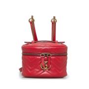 Gucci Vintage Pre-owned Laeder axelremsvskor Red, Dam