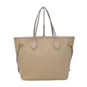 Louis Vuitton Vintage Pre-owned Canvas axelremsvskor Beige, Dam