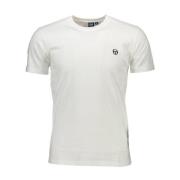 Sergio Tacchini Broderad Logo Crewneck T-shirt White, Herr