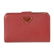 Prada Vintage Pre-owned Laeder plnbcker Red, Dam