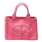 Prada Vintage Pre-owned Tyg prada-vskor Pink, Dam