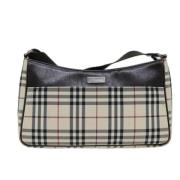 Burberry Vintage Pre-owned Canvas axelremsvskor Multicolor, Dam