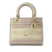 Dior Vintage Pre-owned Canvas handvskor Beige, Dam