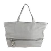 Salvatore Ferragamo Pre-owned Pre-owned Tyg totevskor White, Dam