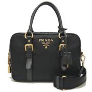 Prada Vintage Pre-owned Tyg prada-vskor Black, Dam