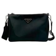 Prada Vintage Pre-owned Tyg prada-vskor Black, Dam