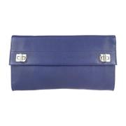 Prada Vintage Pre-owned Tyg prada-vskor Blue, Dam