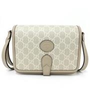 Gucci Vintage Pre-owned Canvas axelremsvskor Beige, Dam