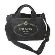 Prada Vintage Pre-owned Laeder prada-vskor Black, Dam