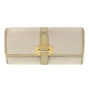 Louis Vuitton Vintage Pre-owned Tyg plnbcker Beige, Dam