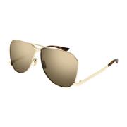 Saint Laurent New Wave Aviator Solglasögon Yellow, Herr