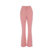 Alexander McQueen Rosa Crepe Cigarette Pant Pink, Dam