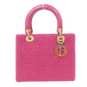 Dior Vintage Pre-owned Tyg dior-vskor Pink, Dam