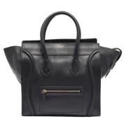 Celine Vintage Pre-owned Laeder handvskor Black, Dam