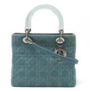 Dior Vintage Pre-owned Tyg dior-vskor Blue, Dam