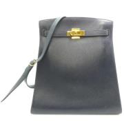 Hermès Vintage Pre-owned Tyg axelremsvskor Black, Dam