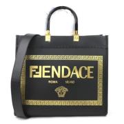 Fendi Vintage Pre-owned Laeder handvskor Black, Dam