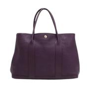 Hermès Vintage Pre-owned Tyg totevskor Purple, Dam