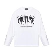 Versace Jeans Couture T-shirt med tryck White, Herr