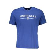 North Sails Tryckt Logot-shirt Blue, Herr