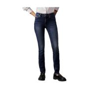 Calvin Klein Blå Jeans Essential Casual Chic Look Blue, Dam