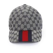 Gucci Beige Blue Hat New Web Multicolor, Herr