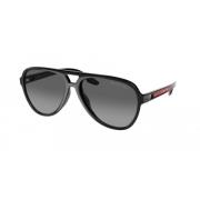 Prada Solglasögon PS 06Ws Svart Black, Herr