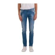 Replay Skinny Fit Cotton Jeans Jondrill Blue, Herr