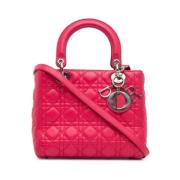 Dior Vintage Pre-owned Laeder handvskor Pink, Dam