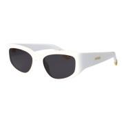 Jacquemus Gala Solglasögon för en stilfull look White, Dam