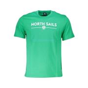 North Sails Tryckt Logot-shirt Green, Herr