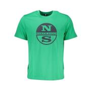 North Sails Tryckt Logot-shirt Green, Herr