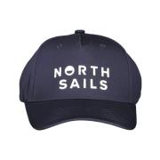 North Sails Blå Bomullssolkeps med Logo Blue, Herr