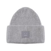 Acne Studios Grå Ull Bredbrättad Hatt Gray, Unisex