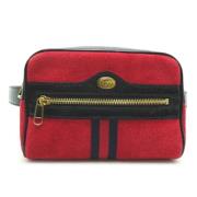 Gucci Vintage Pre-owned Tyg gucci-vskor Red, Dam