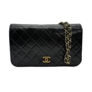 Chanel Vintage Pre-owned Laeder axelremsvskor Black, Dam