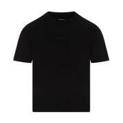 Jacquemus Gros Grain T-shirt Black, Dam