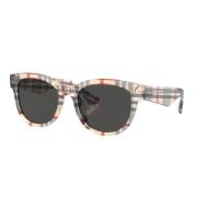 Burberry Vintage Check Phantos Solglasögon Multicolor, Dam