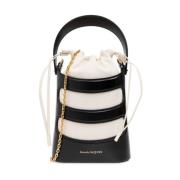 Alexander McQueen Bur Harnesk Handväska Svart Black, Dam