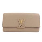 Louis Vuitton Vintage Pre-owned Tyg plnbcker Beige, Dam