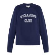 Sporty & Rich Bomulls sweatshirt Blue, Unisex