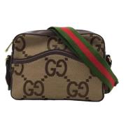 Gucci Vintage Pre-owned Tyg gucci-vskor Brown, Dam